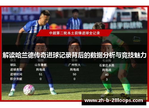 解读哈兰德传奇进球记录背后的数据分析与竞技魅力